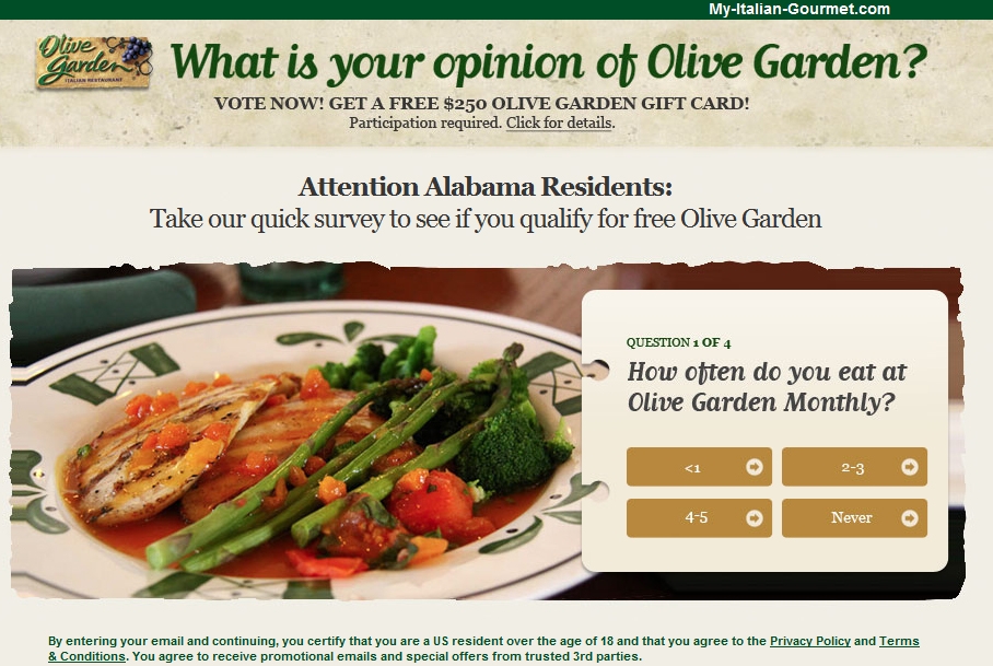 olive garden printable gift card