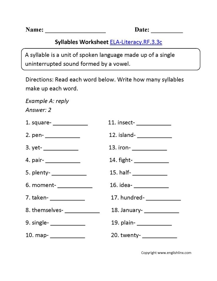 3rd Grade Language Arts Worksheets Worksheets Library