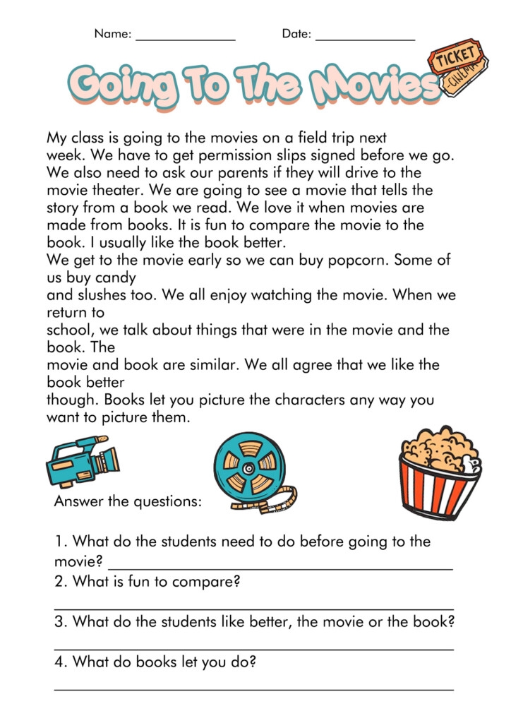 reading comprehension worksheets 3rd grade