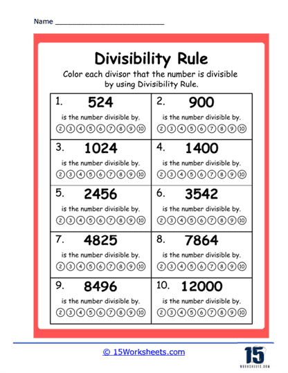 4 Divisibility Rules Every Student Should Master With FREEBIES 