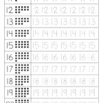 4 Free Number Tracing Worksheets 1 20 PDF Downloads Freebie