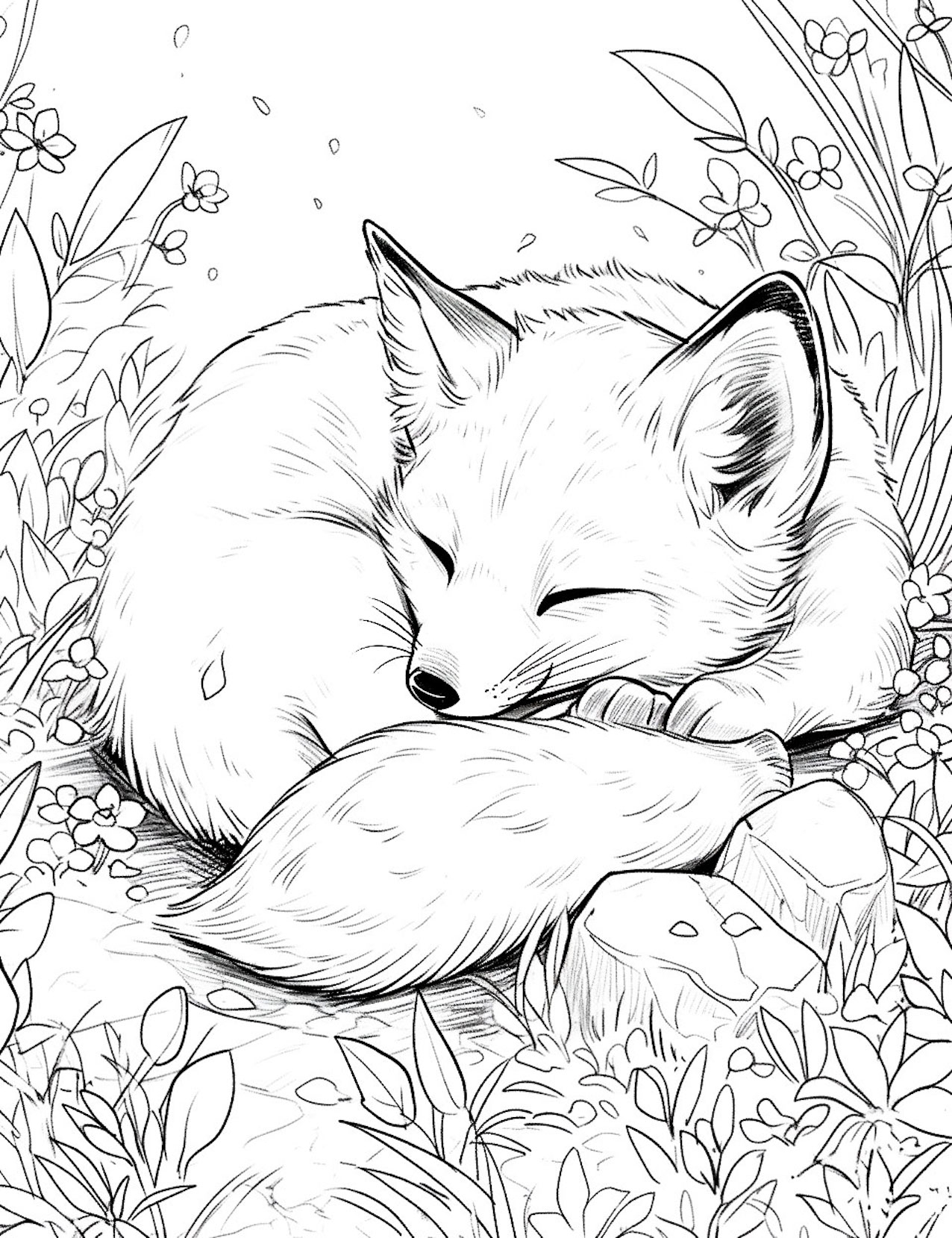 Fox Coloring Pages