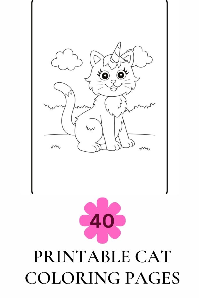 40 Free Printable Cat Coloring Pages Printaboles