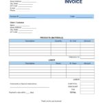 40 Printable Landscaping Invoice Templates Examples Fillable Form 2025