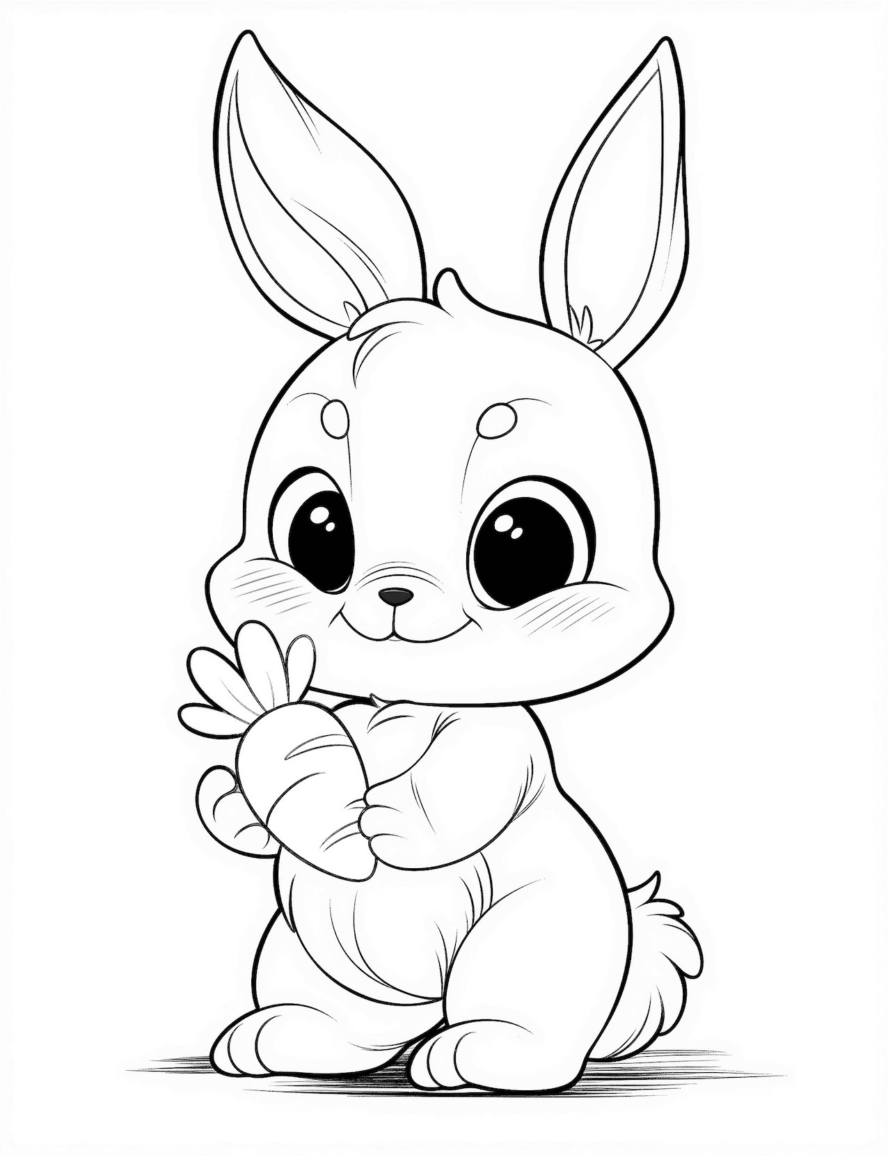 Bunny Coloring Page