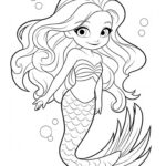 44 Mermaid Coloring Pages For Kids And Adults Our Mindful Life