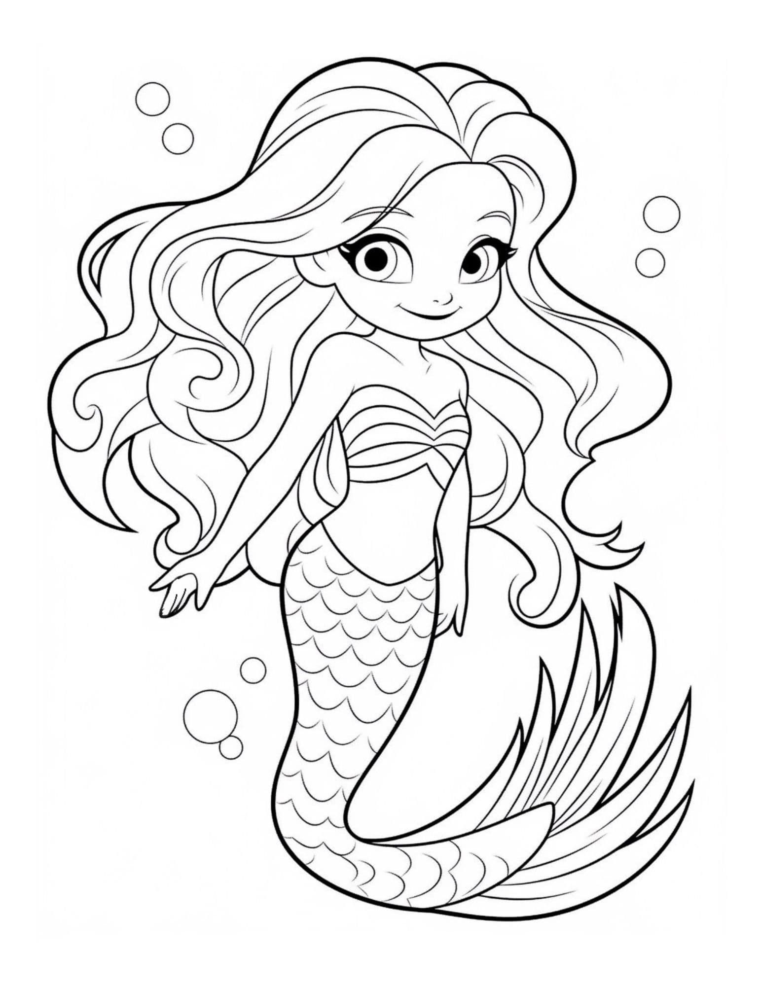 44 Mermaid Coloring Pages For Kids And Adults Our Mindful Life 