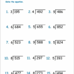 4th Grade Long Division Worksheets Worksheets Library