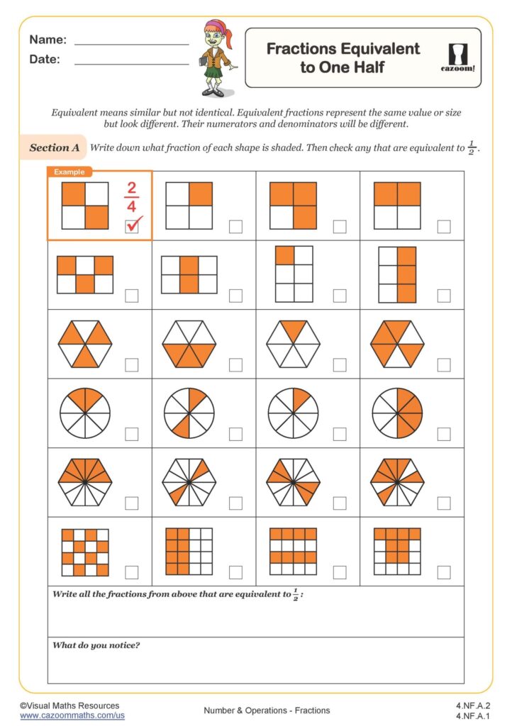 4th Grade Math Worksheets PDF Printable Math Worksheets Worksheets