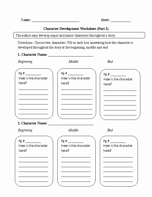 50 Character Traits Worksheet Pdf
