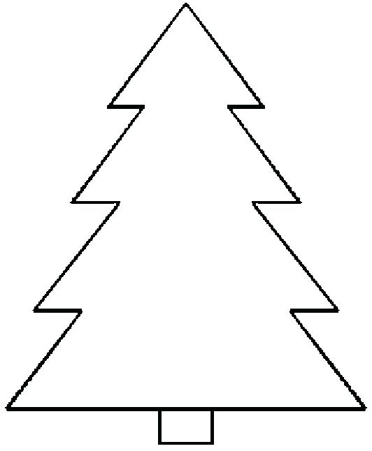 50 Christmas Tree Printable Templates Kitty Baby Love