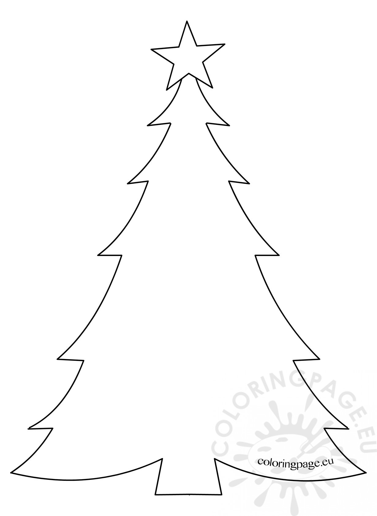 50 Christmas Tree Printable Templates Kitty Baby Love