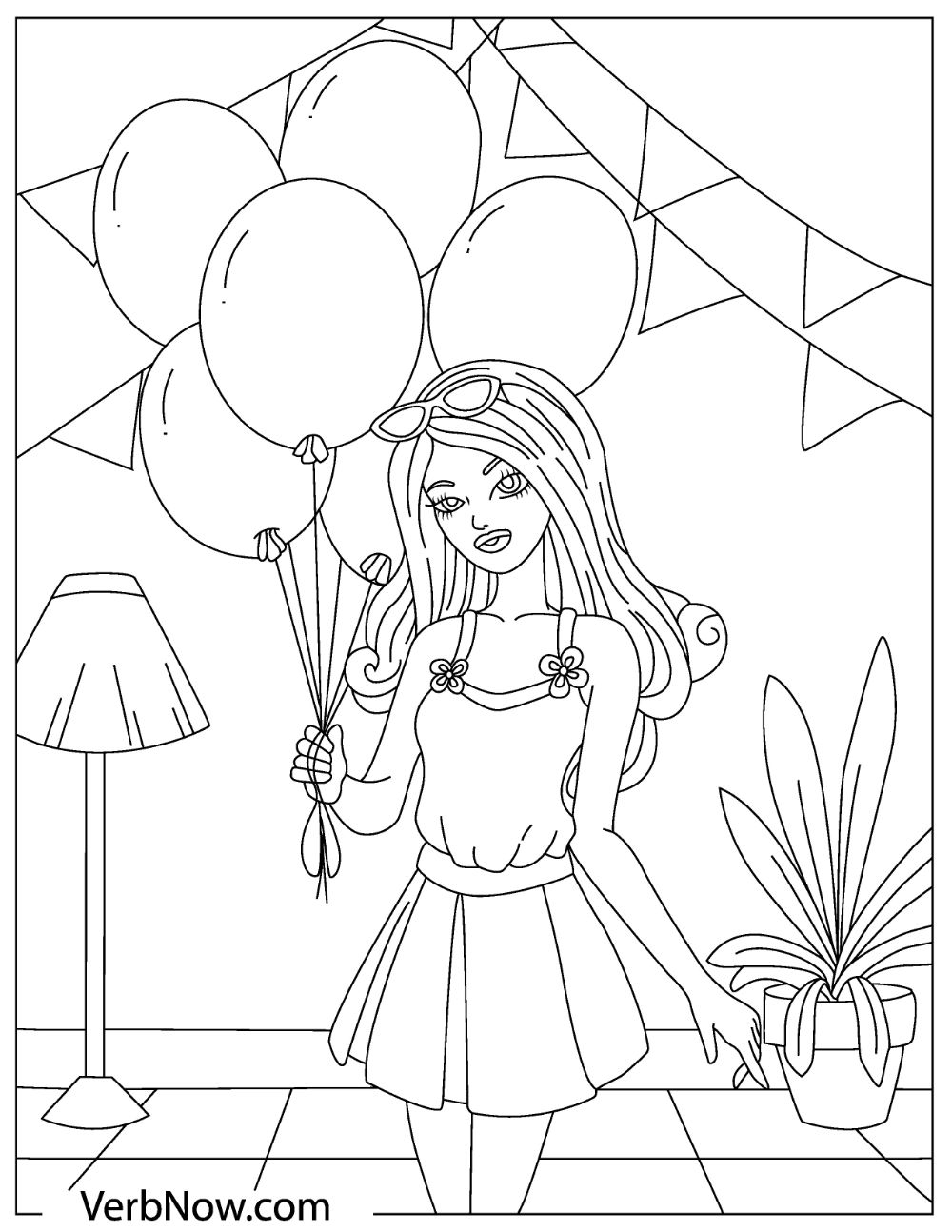 free barbie coloring pages
