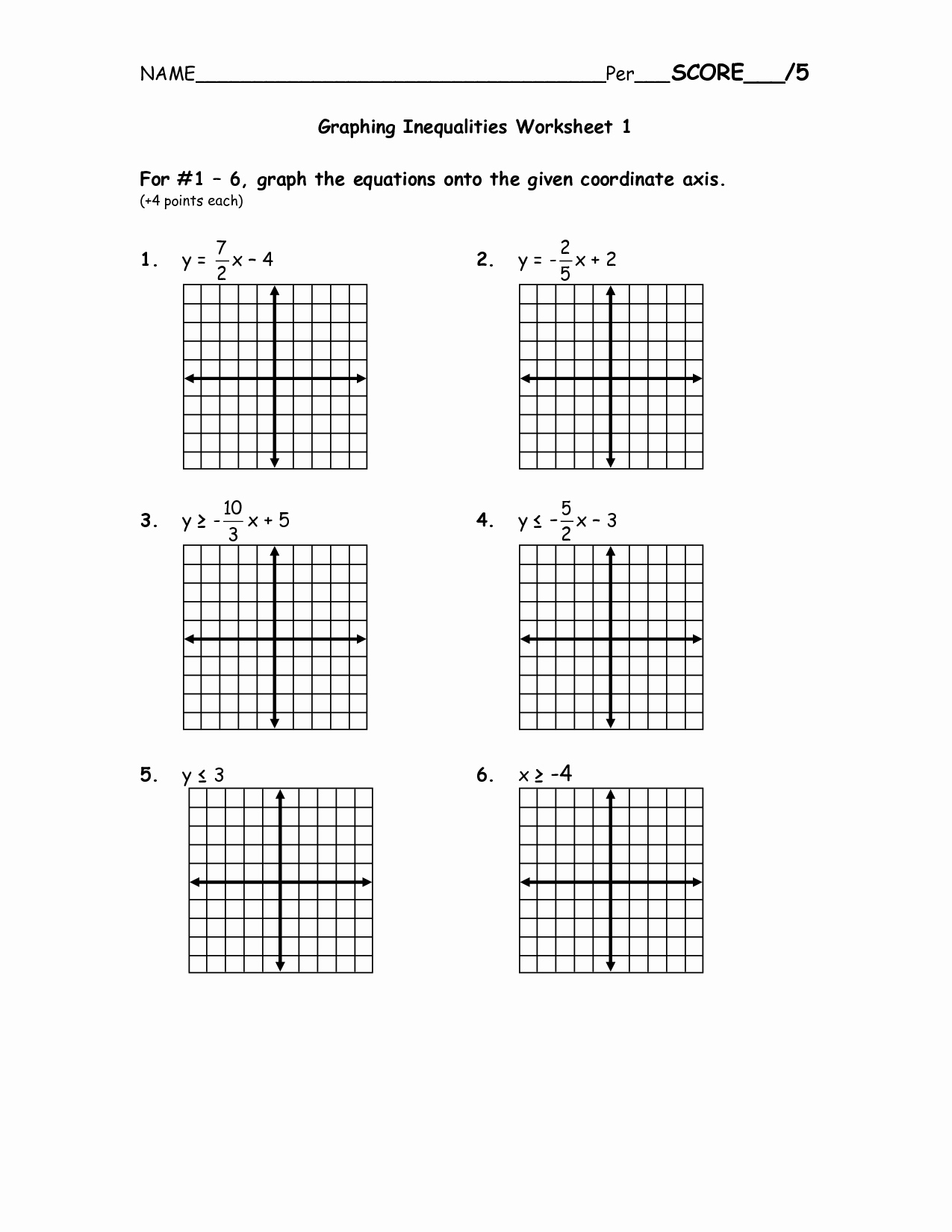 50 Graphing Linear Equations Practice Worksheet Chessmuseum Template 
