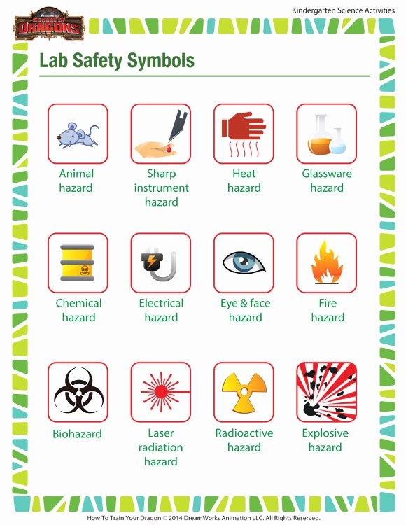 50 Lab Safety Symbols Worksheet Chessmuseum Template Library