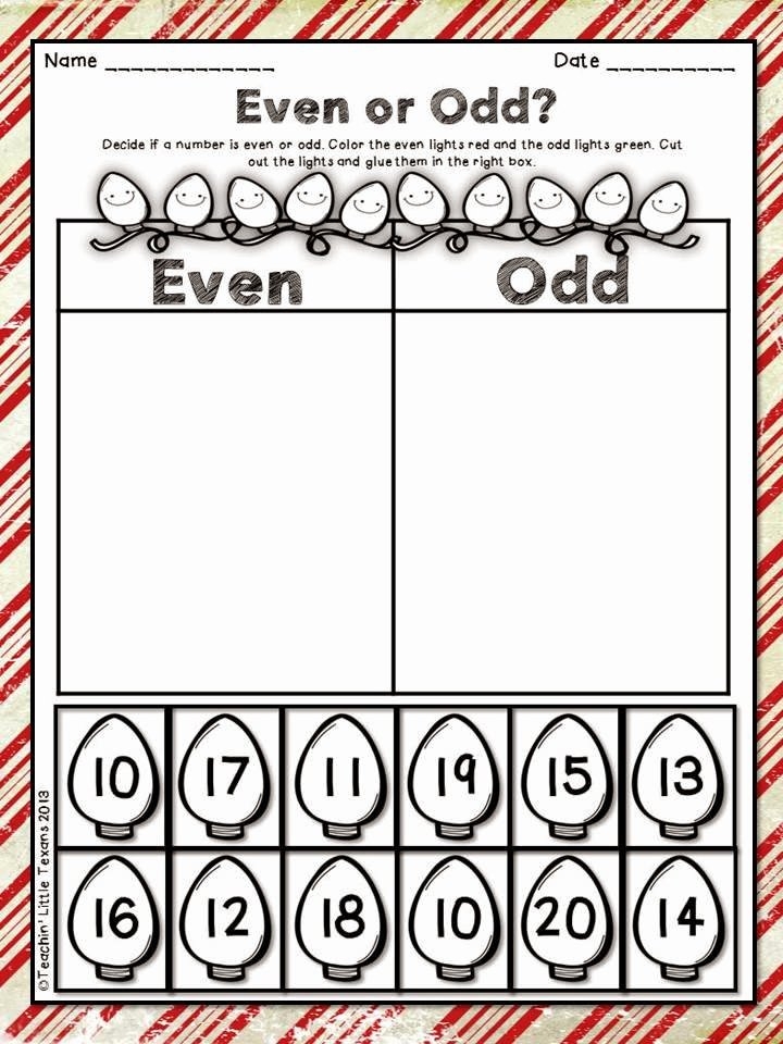 50 Odd And Even Numbers Worksheet