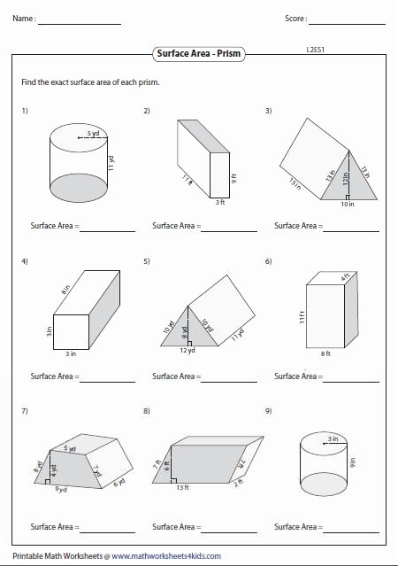 volume of composite figures worksheet