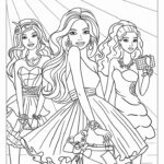 58 Barbie Coloring Pages Free PDF Printables Barbie Coloring