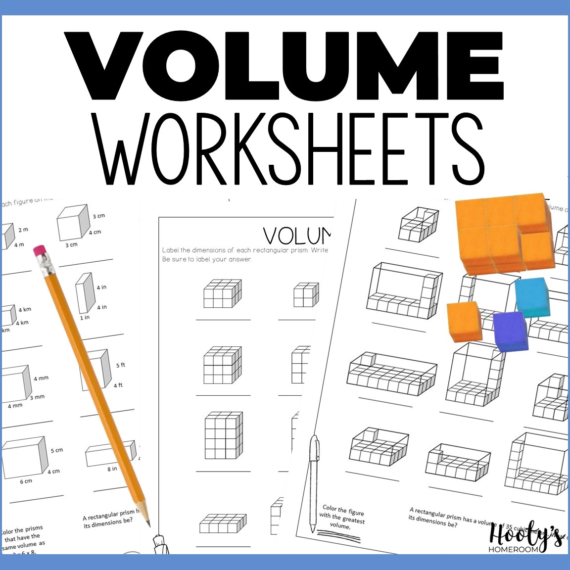 5th Grade Volume Worksheets Hooty 39 s Homeroom