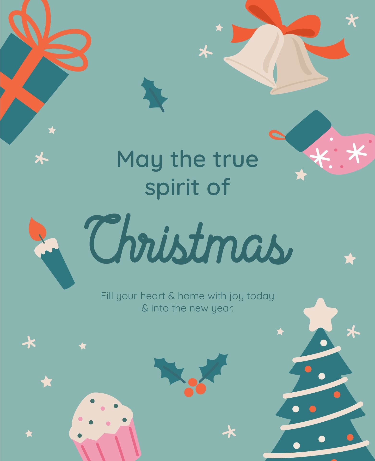 6 Best Images Of Free Printable Christmas Messages Religious 