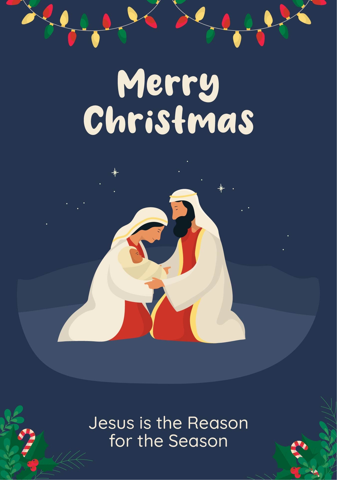 6 Best Images Of Free Printable Christmas Messages Religious 