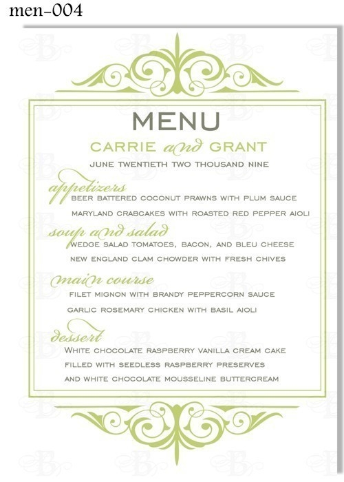 6 Best Images Of Free Printable Dinner Menu Cards Dinner Menu Card 