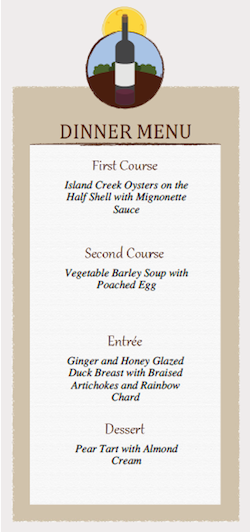 6 Best Images Of Free Printable Dinner Menu Cards Dinner Menu Card 