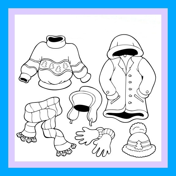 clothes printables preschool