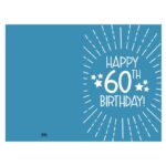 60th Birthday Cards Printable Free