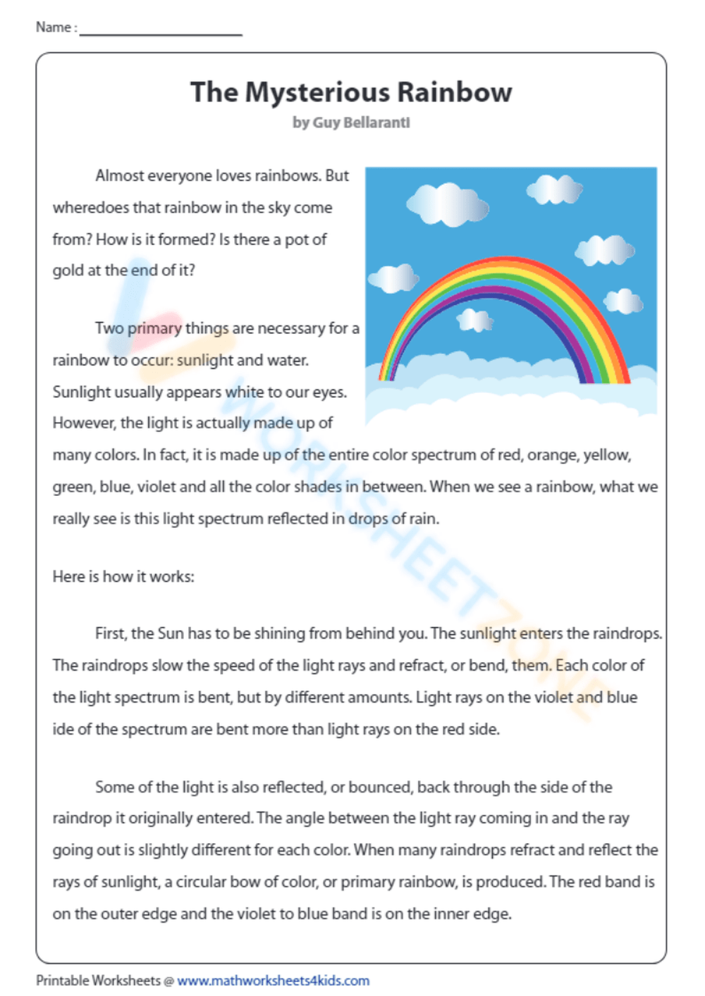 6th Grade Reading Worksheets 7 Worksheets Library
