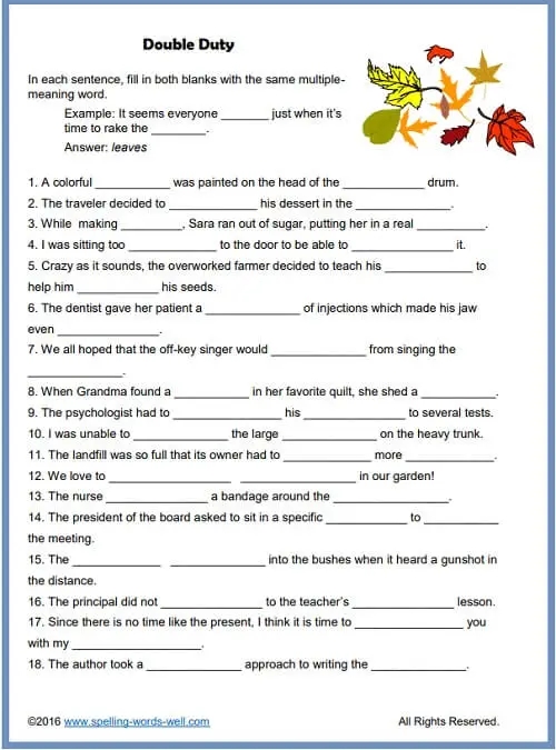 6th Grade Vocabulary Test Group Two Multiple Choice Worksheet 