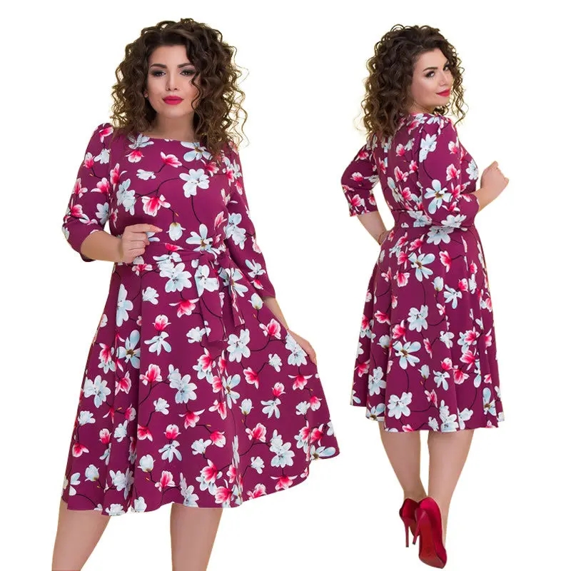 fashion print dress