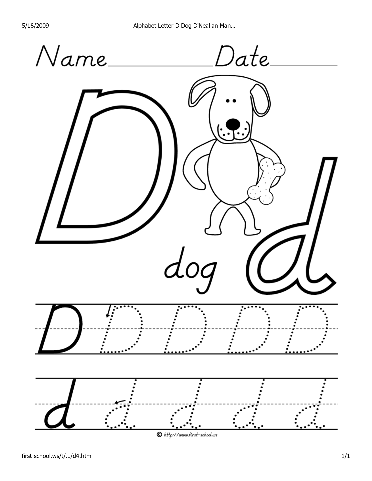 7 D 39 Nealian Handwriting Worksheet Maker Free PDF At Worksheeto