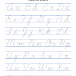 77 Free Printable Cursive Writing Practice Sheets Worksheets Library