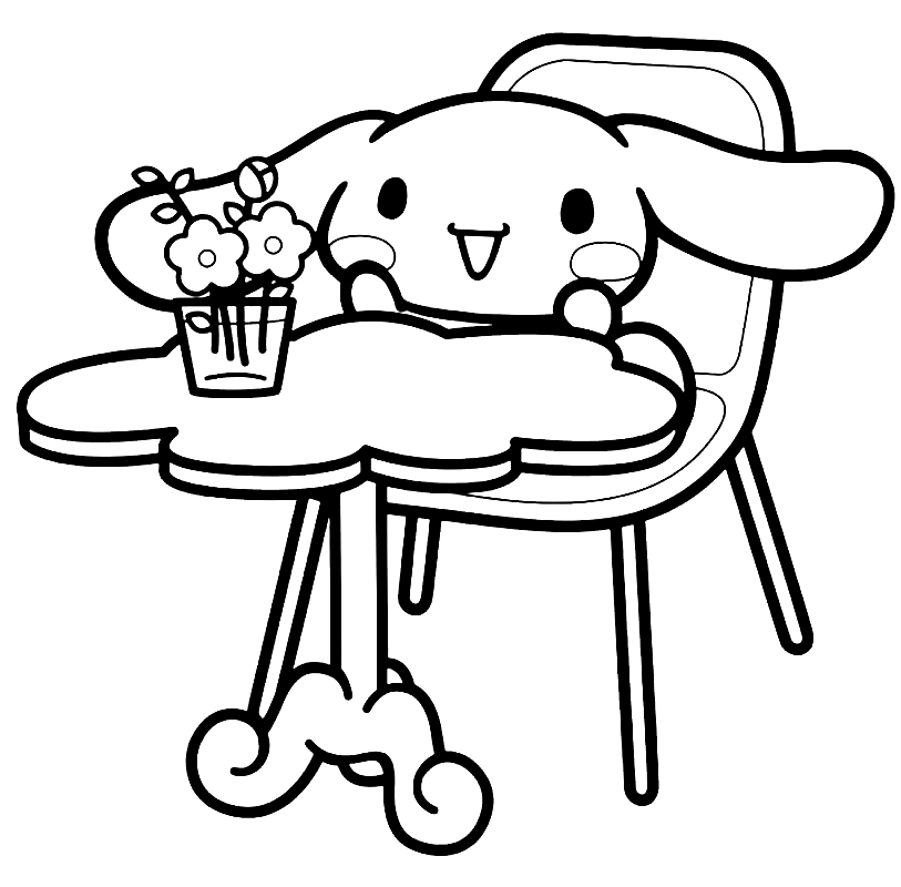Cinnamoroll Coloring Pages