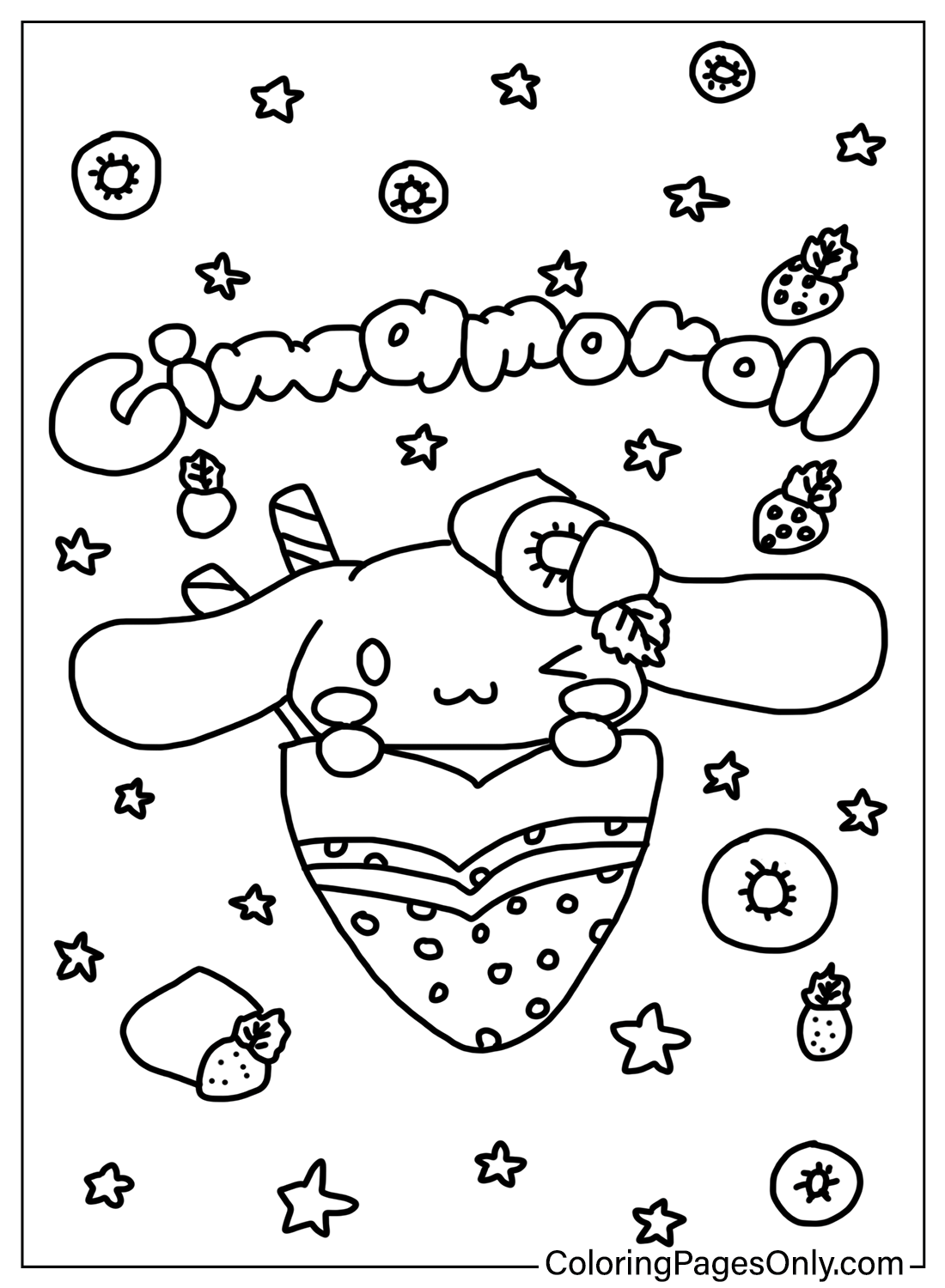 78 Cinnamoroll Coloring Pages ColoringPagesOnly