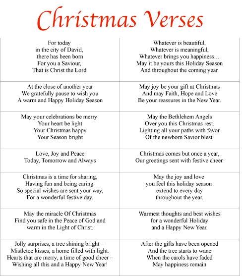 8 Best Images Of Free Printable Christmas Sayings Christmas Card 
