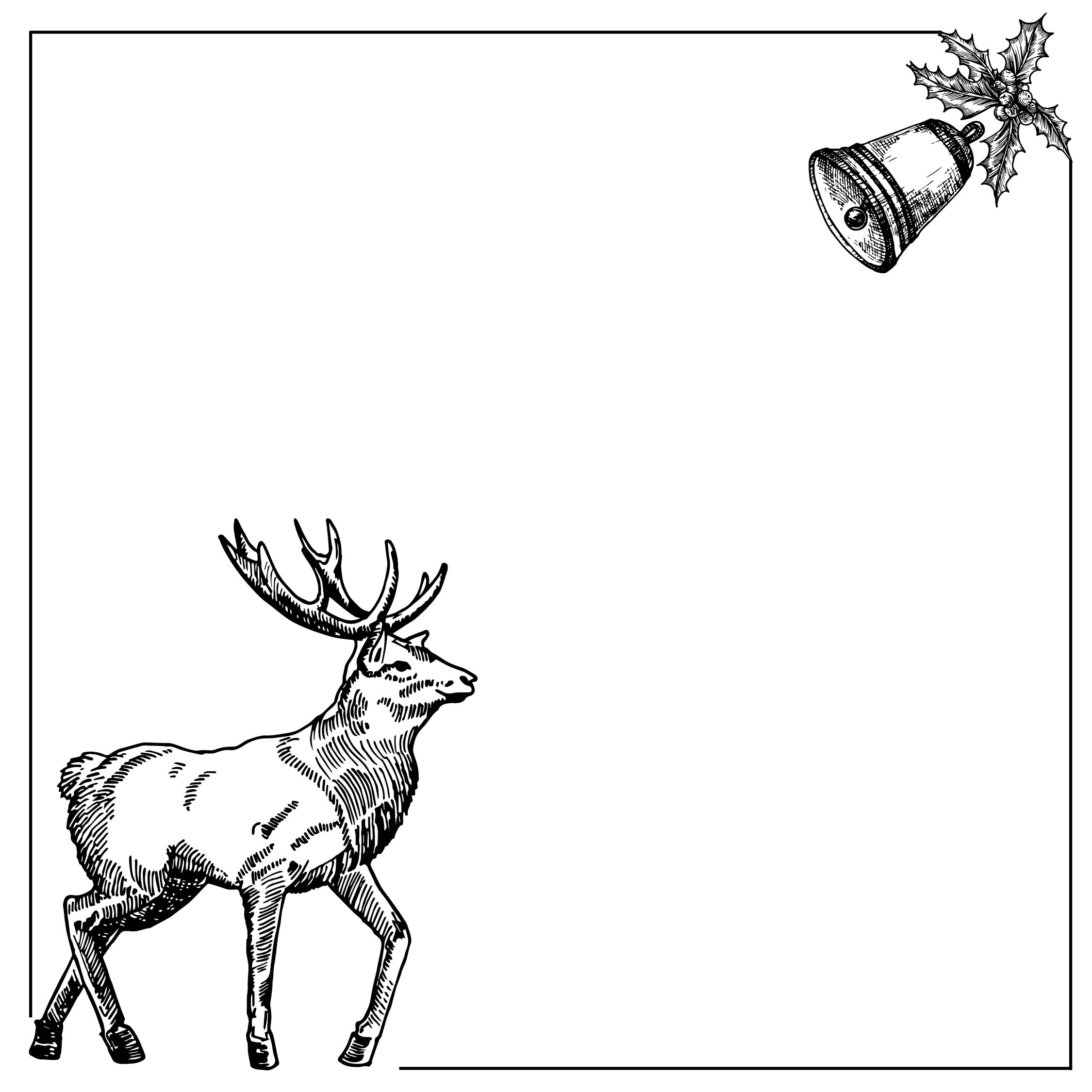 8 Best Images Of Printable Christmas Cards Black And White Black And 