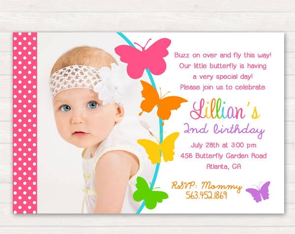 invitation template butterfly