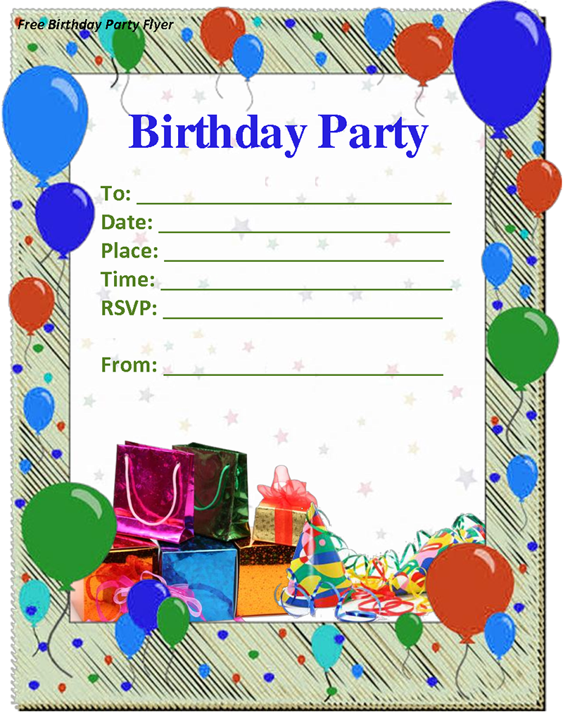 invitation template birthday girl