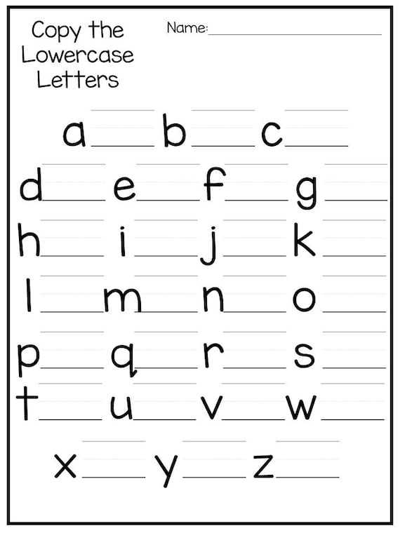 letter identification worksheets