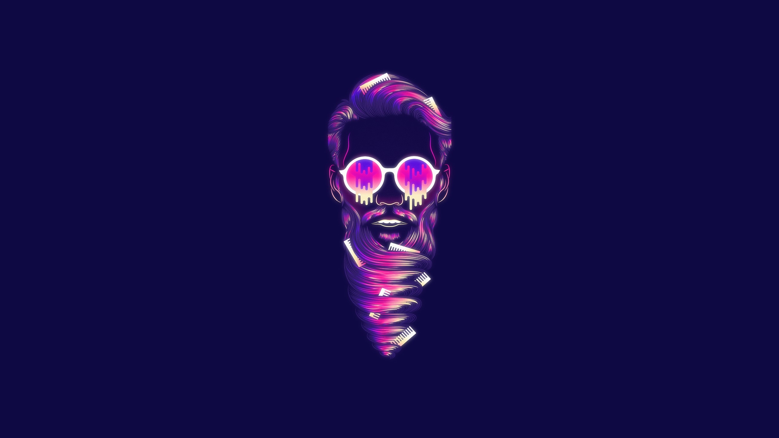  961943 4K Gradient Adobe Illustrator Digital Art Illustration 