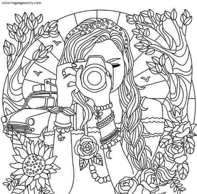 99 Teenage Coloring Pages ColoringPagesOnly