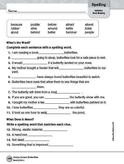 3rd grade ela worksheets
