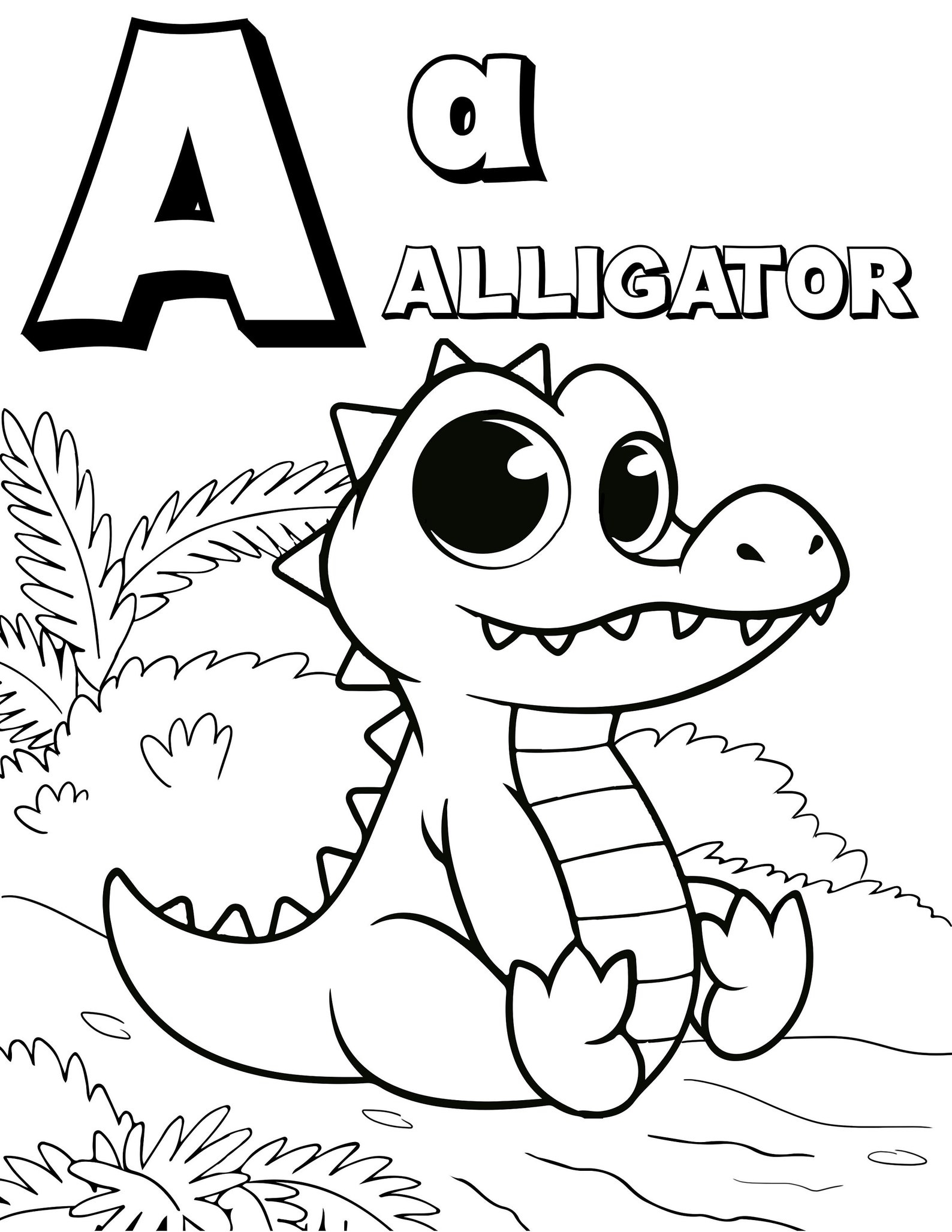 Abc Colouring Pages Printable