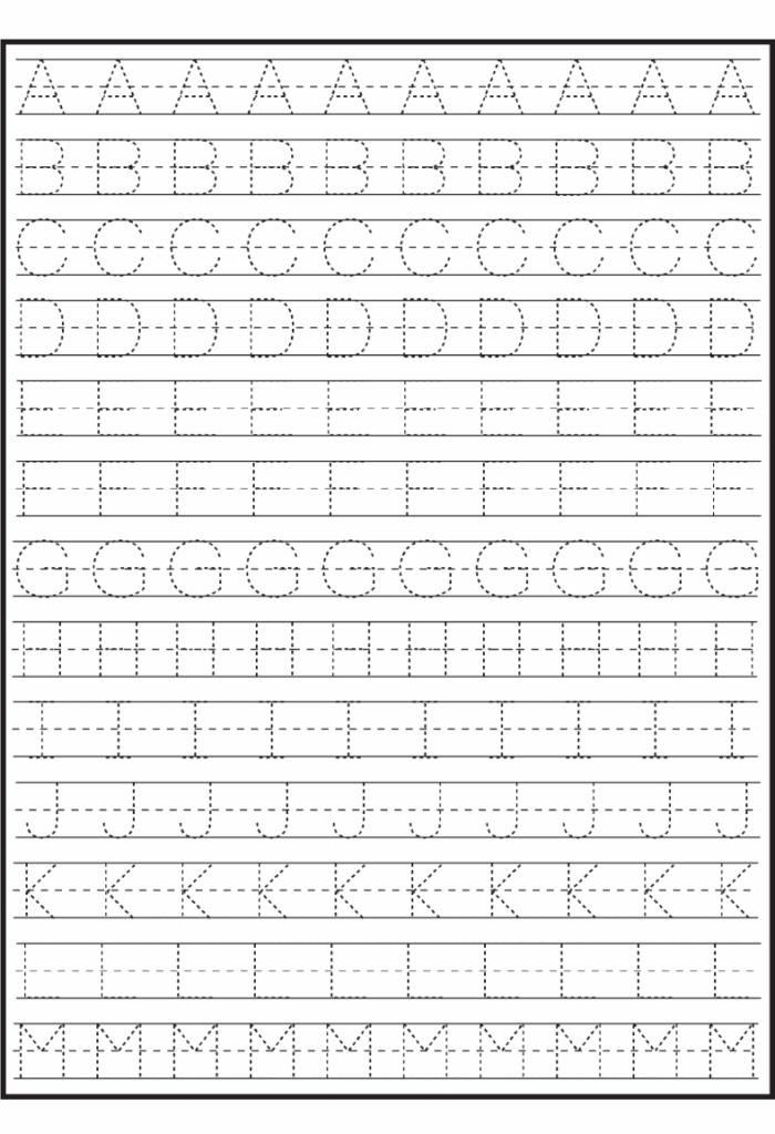 Abc Traceable Worksheets Alphabet Activity Shelter