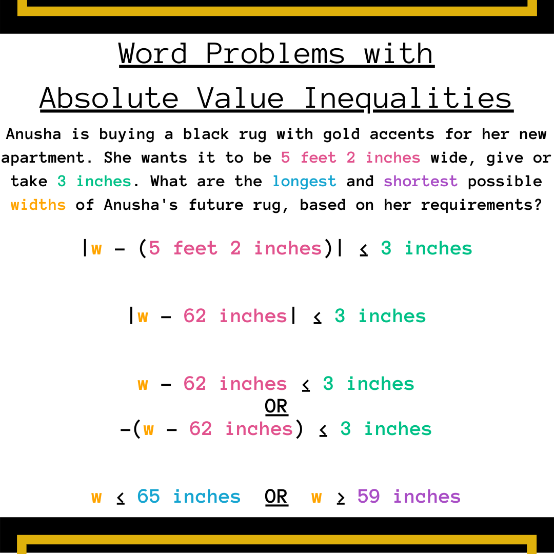 absolute value inequalities worksheet