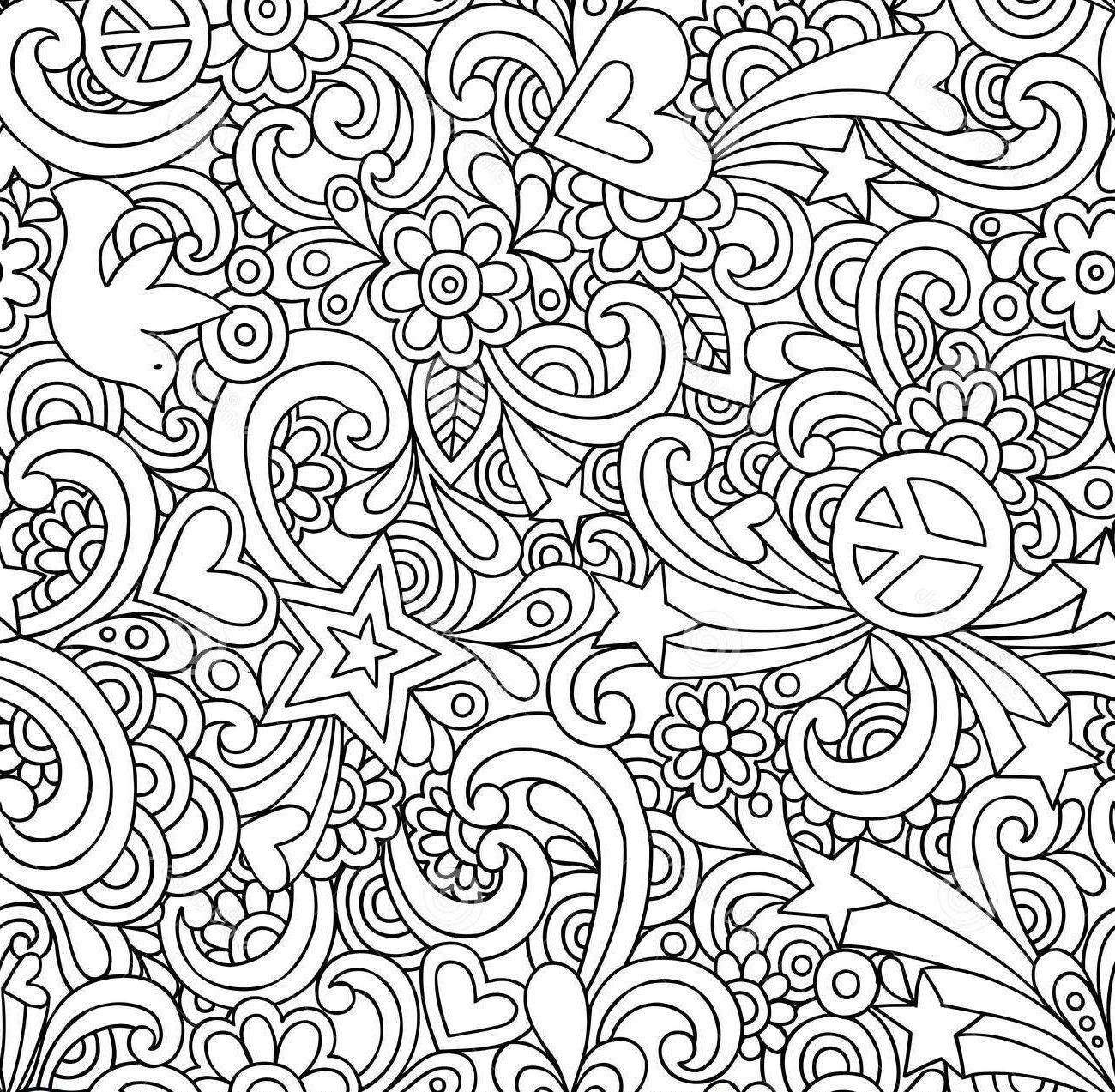 Abstract Coloring Pages For Adults Coloring Home