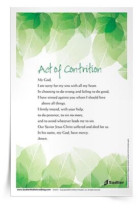 free printable act of contrition prayer cards
