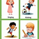 Action Cards Printable Flashcards Free Download Action Words